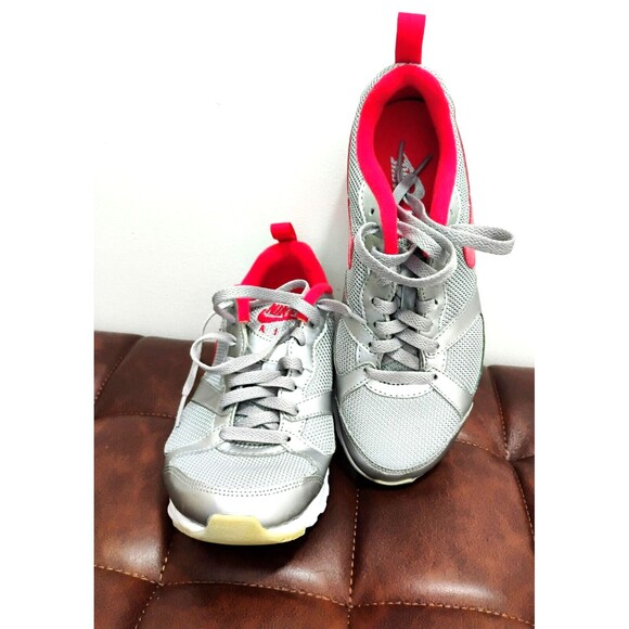 NIKE Air Max Muse 654729 Silver Red White Womens Athletic Shoes Size 9 - Picture 12 of 12